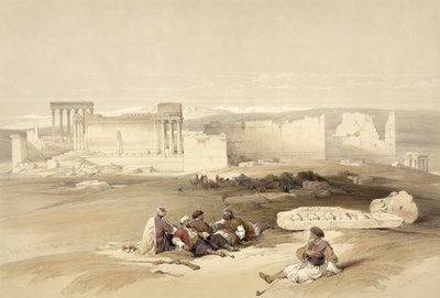 Ruïnes van Baalbek, 5 mei 1839, plaat 77 uit Volume II van 